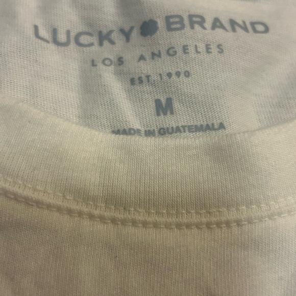 Lucky Brand “Cali Sweetheart” Graphic Tee – White, Size M, NWT - Picture 7 of 7